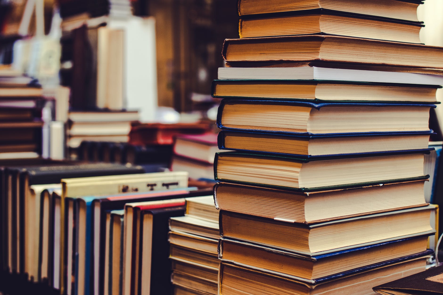 pile of books
